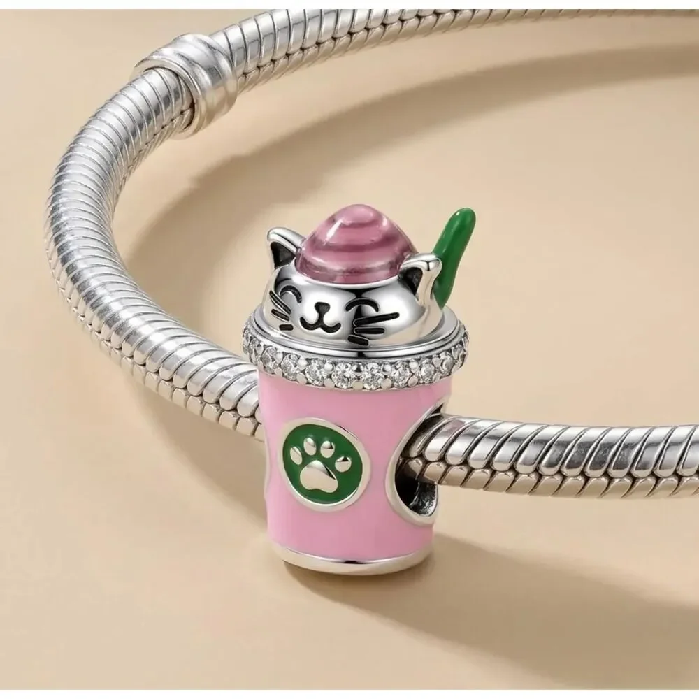 925 Sterling Silver love coffee